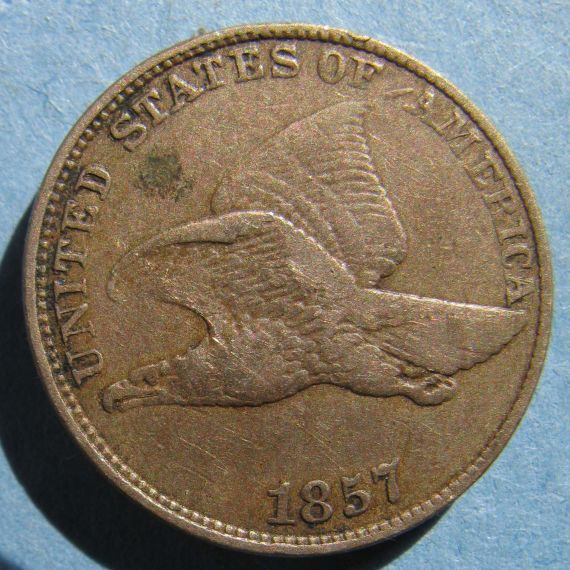 1857-Flying-Eagle-Cent---Broken-Wingtip-And-Doubling-.-.-.-Is-It-A-DDO?